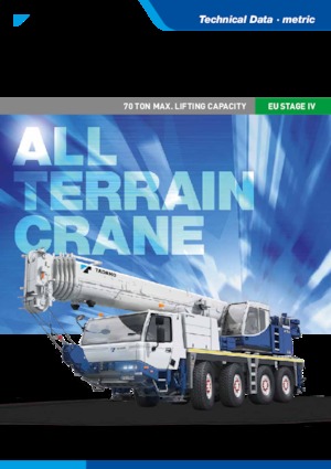 ऑल-टेरेन क्रेन Tadano ATF 70G-4