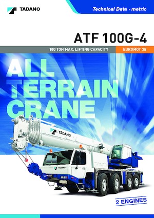 ऑल-टेरेन क्रेन Tadano ATF 100G-4