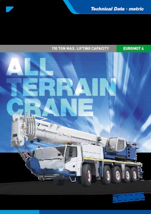 ऑल-टेरेन क्रेन Tadano ATF110G-5 
