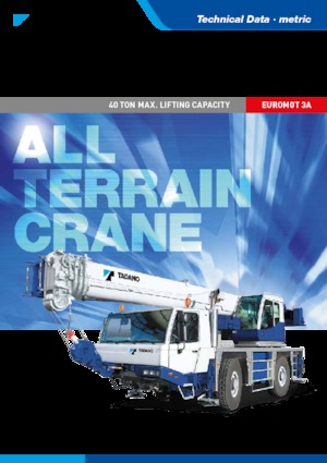 ऑल-टेरेन क्रेन Tadano ATF 40G-2