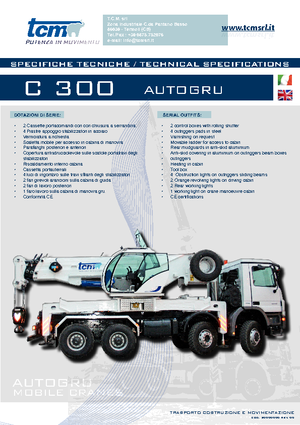 ऑल-टेरेन क्रेन tcm C 300.22 (6x4x4)