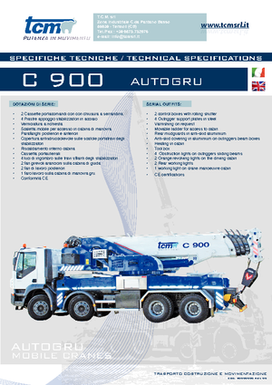 ऑल-टेरेन क्रेन tcm C 900 (8x4x4)