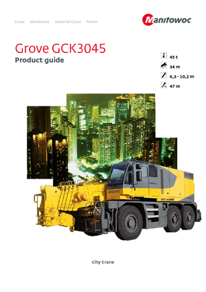 ऑल-टेरेन क्रेन Grove GCK3045 