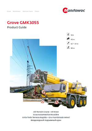 ऑल-टेरेन क्रेन Grove GMK3055 