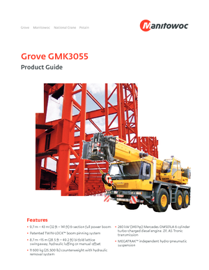 ऑल-टेरेन क्रेन Grove GMK3055 