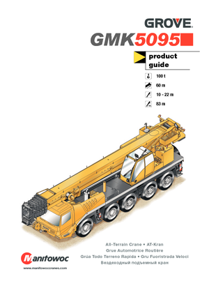 ऑल-टेरेन क्रेन Grove GMK5095 
