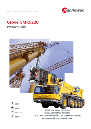 ऑल-टेरेन क्रेन Grove GMK5220 