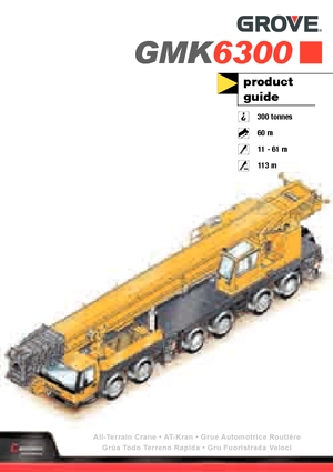 ऑल-टेरेन क्रेन Grove GMK6300