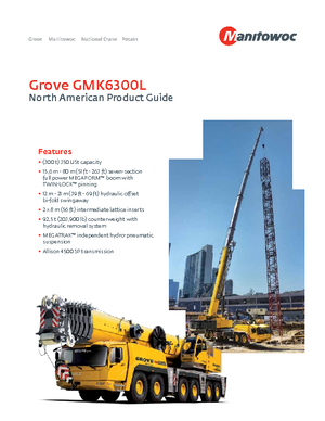 ऑल-टेरेन क्रेन Grove GMK 6300 L (12x6x12)