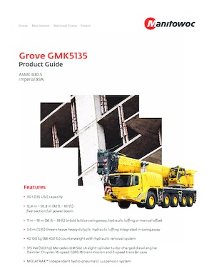 ऑल-टेरेन क्रेन Grove GMK5135