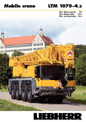 ऑल-टेरेन क्रेन Liebherr LTM 1070-4.2 