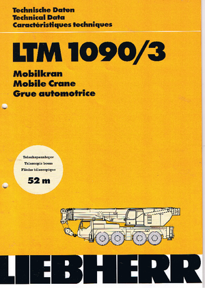 ऑल-टेरेन क्रेन Liebherr LTM 1090/3 (8x8x8)