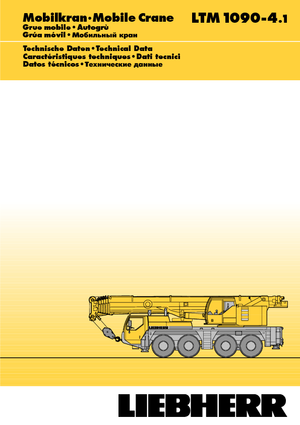 ऑल-टेरेन क्रेन Liebherr LTM 1090-4.1 (8x8x8)