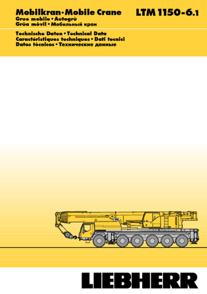 ऑल-टेरेन क्रेन Liebherr LTM 1150-6.1 (12x6x12)
