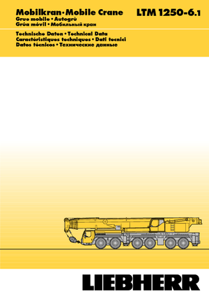 ऑल-टेरेन क्रेन Liebherr LTM 1250-6.1 (12x6x10)