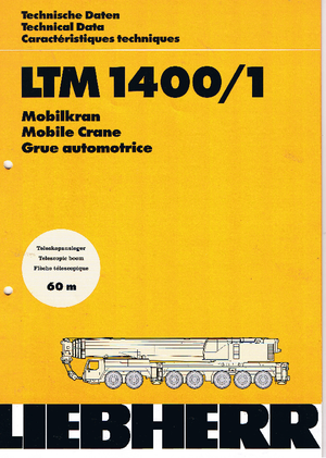 ऑल-टेरेन क्रेन Liebherr LTM 1400/1 (14x14x6)