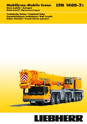 ऑल-टेरेन क्रेन Liebherr LTM 1400-7.1 