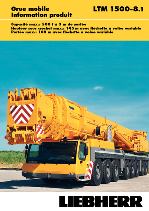 ऑल-टेरेन क्रेन Liebherr LTM 1500-8.1