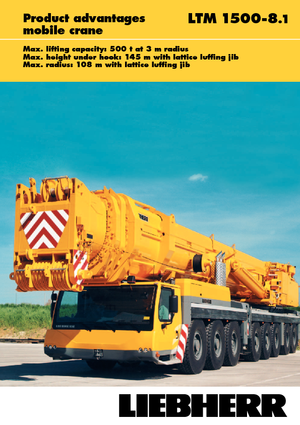 ऑल-टेरेन क्रेन Liebherr LTM 1500-8.1