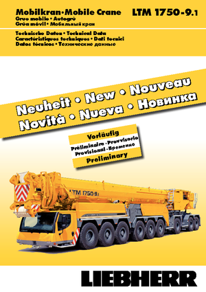 ऑल-टेरेन क्रेन Liebherr LTM 1750-9.1 