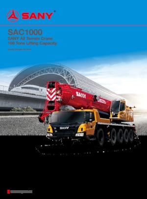 ऑल-टेरेन क्रेन Sany SAC1000