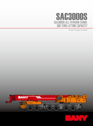 ऑल-टेरेन क्रेन Sany SAC3000S