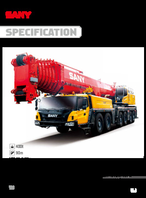 ऑल-टेरेन क्रेन Sany SAC4000T8