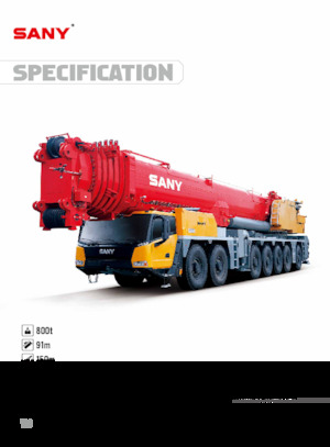ऑल-टेरेन क्रेन Sany SAC8000C7-8