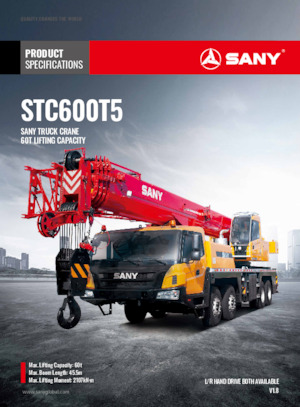 ऑल-टेरेन क्रेन Sany STC600T5