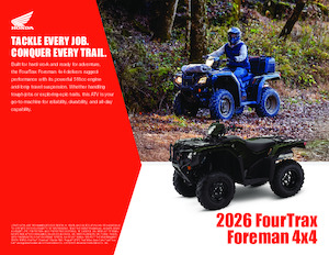 ऑल-टेरेन व्हीकल (एटीवी) और क्वाड Honda FourTrax Foreman 4x4
