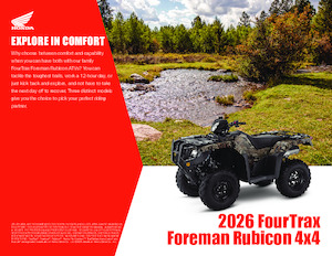 ऑल-टेरेन व्हीकल (एटीवी) और क्वाड Honda FourTrax Foreman Rubicon 4x4 EPS