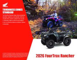 ऑल-टेरेन व्हीकल (एटीवी) और क्वाड Honda FourTrax Rancher