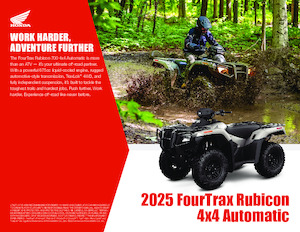 ऑल-टेरेन व्हीकल (एटीवी) और क्वाड Honda FourTrax Rubicon 700 4x4