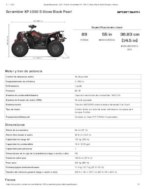 ऑल-टेरेन व्हीकल (एटीवी) और क्वाड Polaris Scrambler XP 1000 S