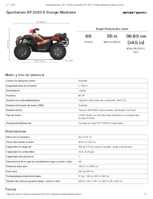 ऑल-टेरेन व्हीकल (एटीवी) और क्वाड Polaris Sportsman XP 1000 S