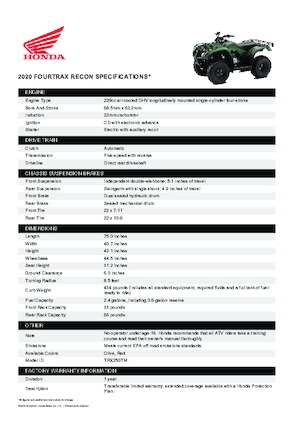 ऑल-टेरेन व्हीकल (एटीवी) और क्वाड Honda TRX250TM 