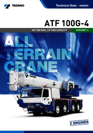 ऑल-टेरेन क्रेन Tadano ATF 100G-4