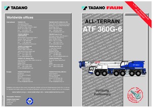 ऑल-टेरेन क्रेन Tadano ATF 360 G 6 (12x8x10)