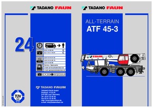 ऑल-टेरेन क्रेन Tadano ATF 45-3 (6x6x6)