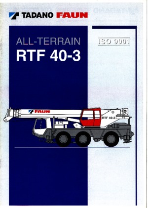 ऑल-टेरेन क्रेन Tadano RTF 40-3 (9,6t)