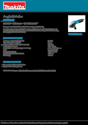 एंगल ग्राइंडर Makita 9556HN