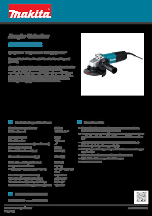 एंगल ग्राइंडर Makita 9558HNR