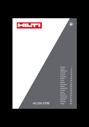 एंगल ग्राइंडर Hilti AG 230-27DB