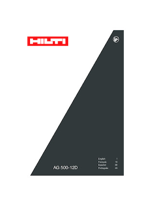 एंगल ग्राइंडर Hilti AG 500-12D 