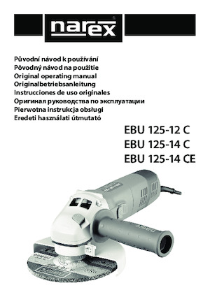 एंगल ग्राइंडर Narex EBU 125-12 C