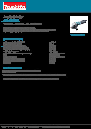 एंगल ग्राइंडर Makita GA4040CZ