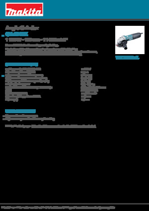 एंगल ग्राइंडर Makita GA4040Z