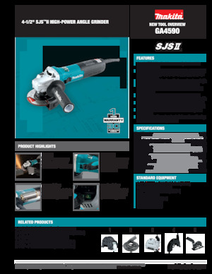 एंगल ग्राइंडर Makita GA4590