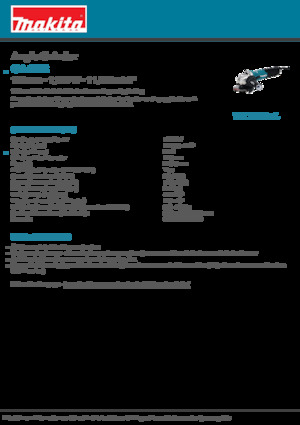 एंगल ग्राइंडर Makita GA4592