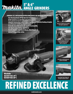 एंगल ग्राइंडर Makita GA6010Z
